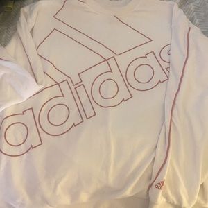 Adidas 2XL White Sweatshirt